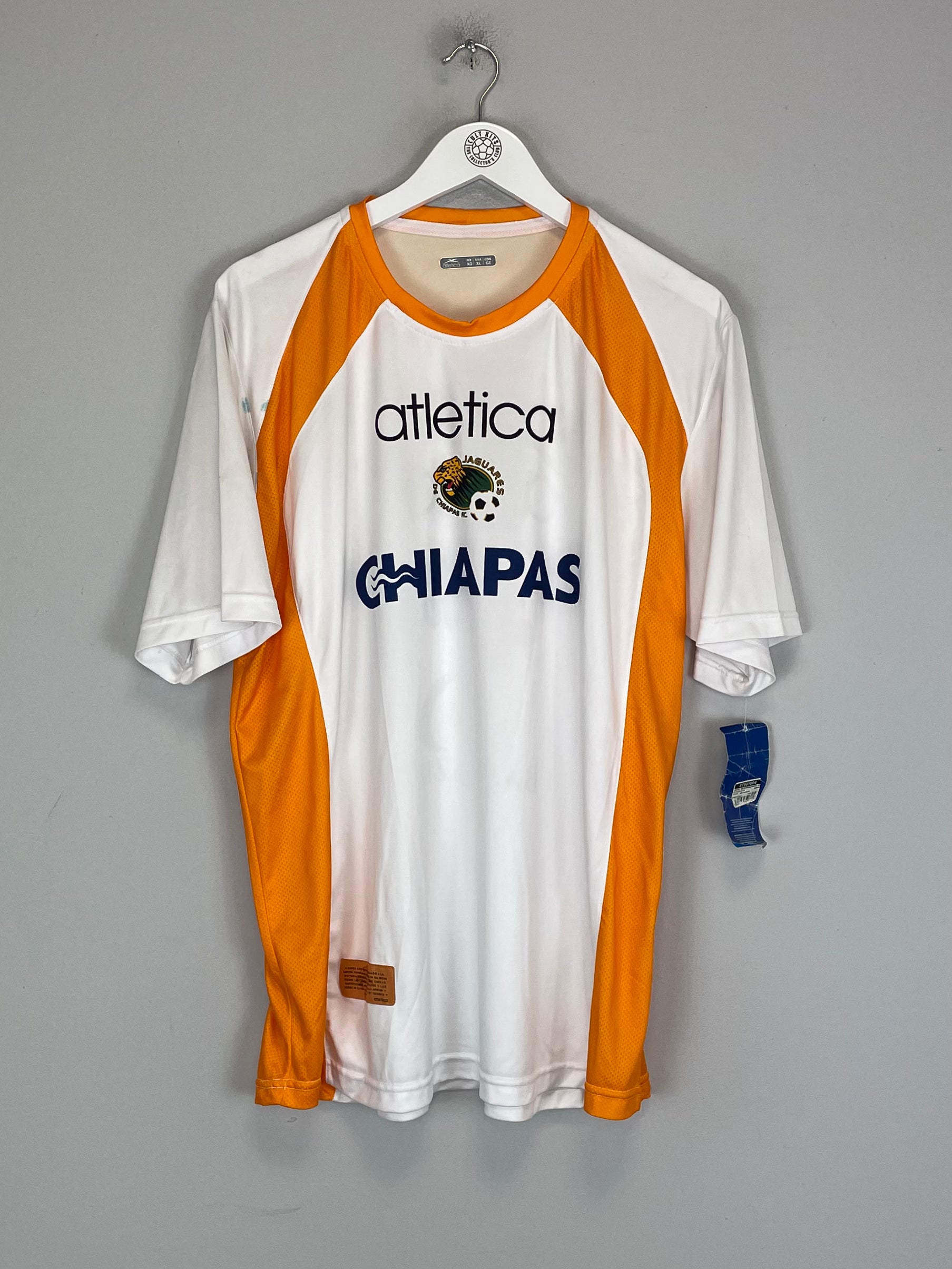 Shop 2009/10 JAGUARES CHIAPAS *BNWT* TRAINING SHIRT (XL) ATLETICA, classic football shirts, vintage football shirts & retro soccer jerseys at Cult Kits