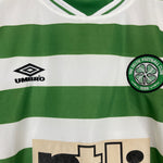 Shop 2000/01 CELTIC HOME SHIRT (L) UMBRO, classic football shirts, vintage football shirts & retro soccer jerseys at Cult Kits