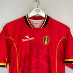 Shop 1997/98 BELGIUM HOME SHIRT (M) DIADORA, classic football shirts, vintage football shirts & retro soccer jerseys at Cult Kits