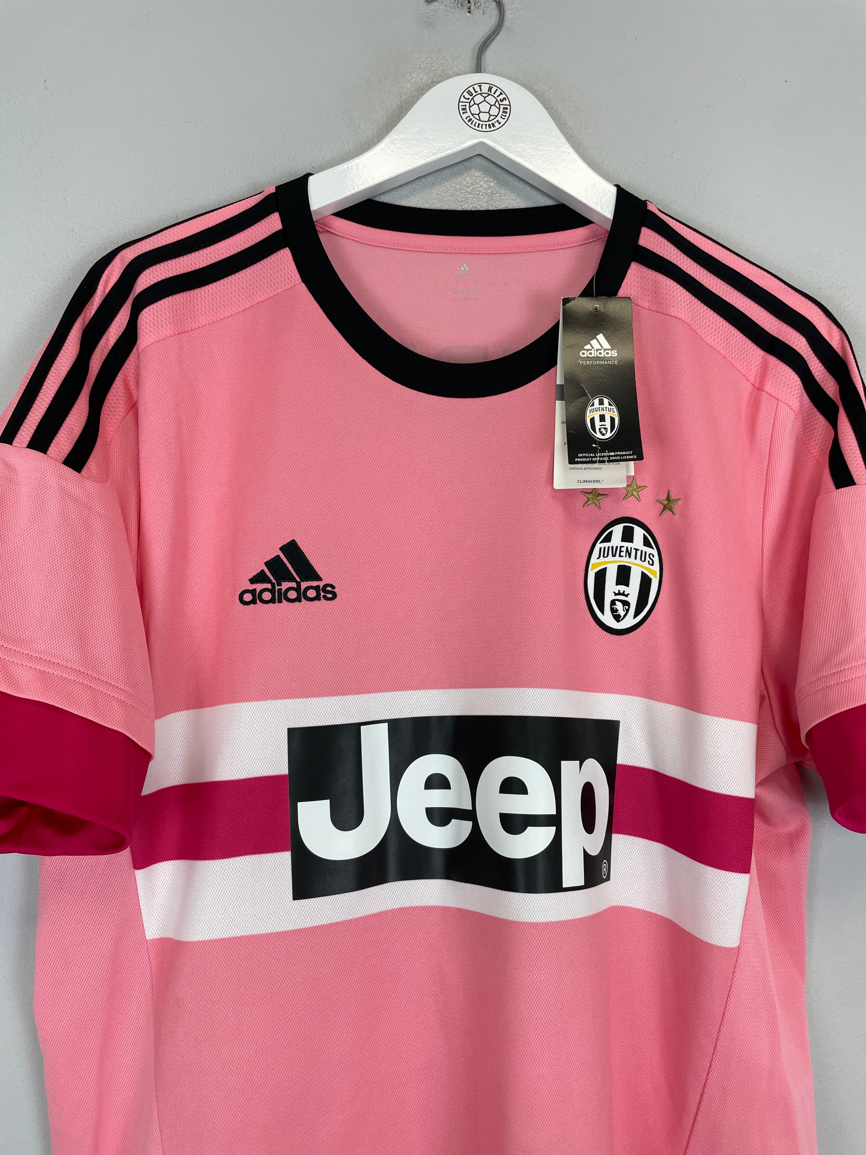 Shop 2015/16 JUVENTUS PIRLO #21 *BNWT* AWAY SHIRT (L) ADIDAS, classic football shirts, vintage football shirts & retro soccer jerseys at Cult Kits