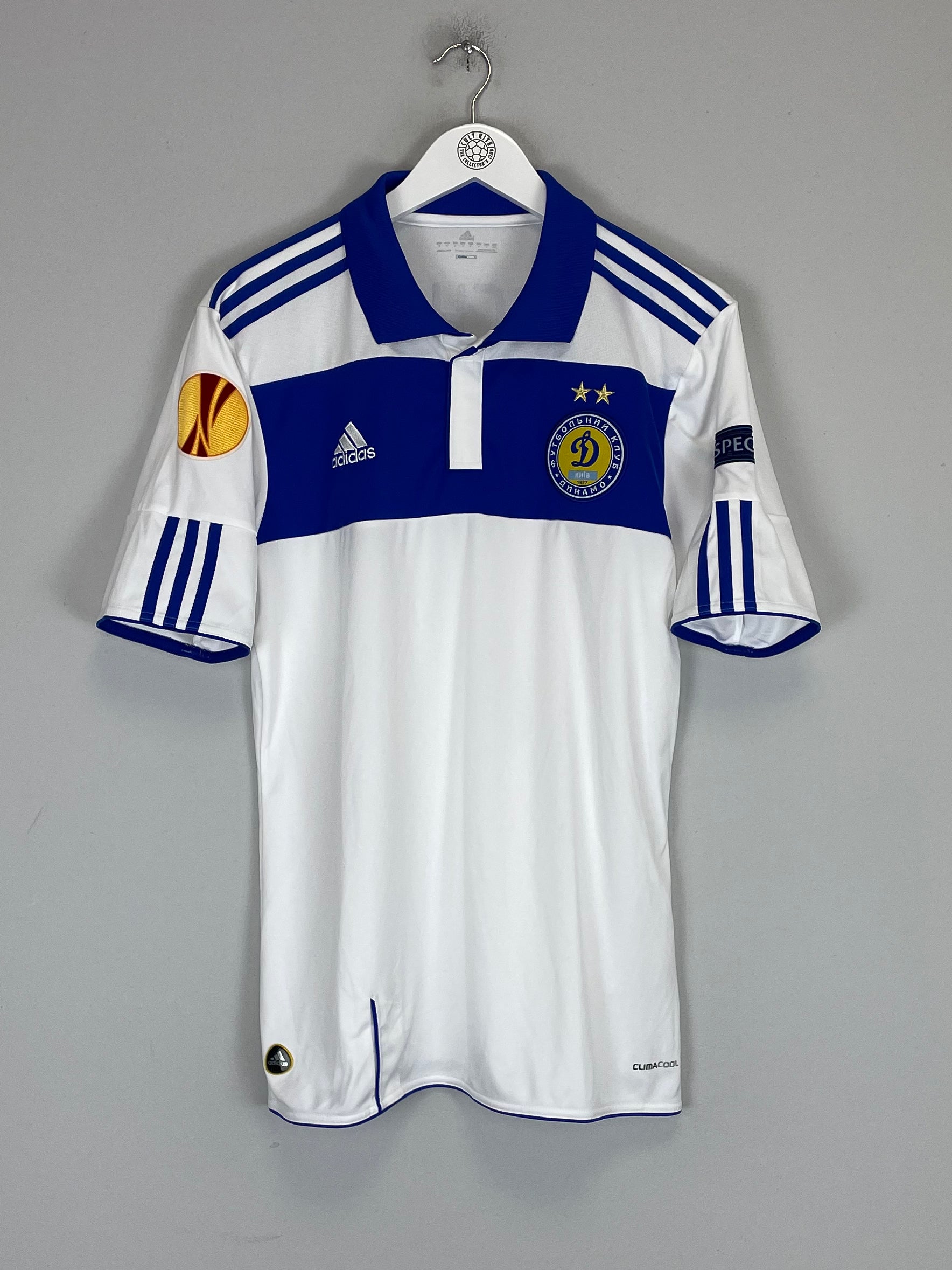Shop 2010/12 DYNAMO KYIV SHEVCHENKO #7 E/L HOME SHIRT (M) ADIDAS, classic football shirts, vintage football shirts & retro soccer jerseys at Cult Kits