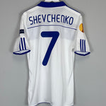 Shop 2010/12 DYNAMO KYIV SHEVCHENKO #7 E/L HOME SHIRT (M) ADIDAS, classic football shirts, vintage football shirts & retro soccer jerseys at Cult Kits