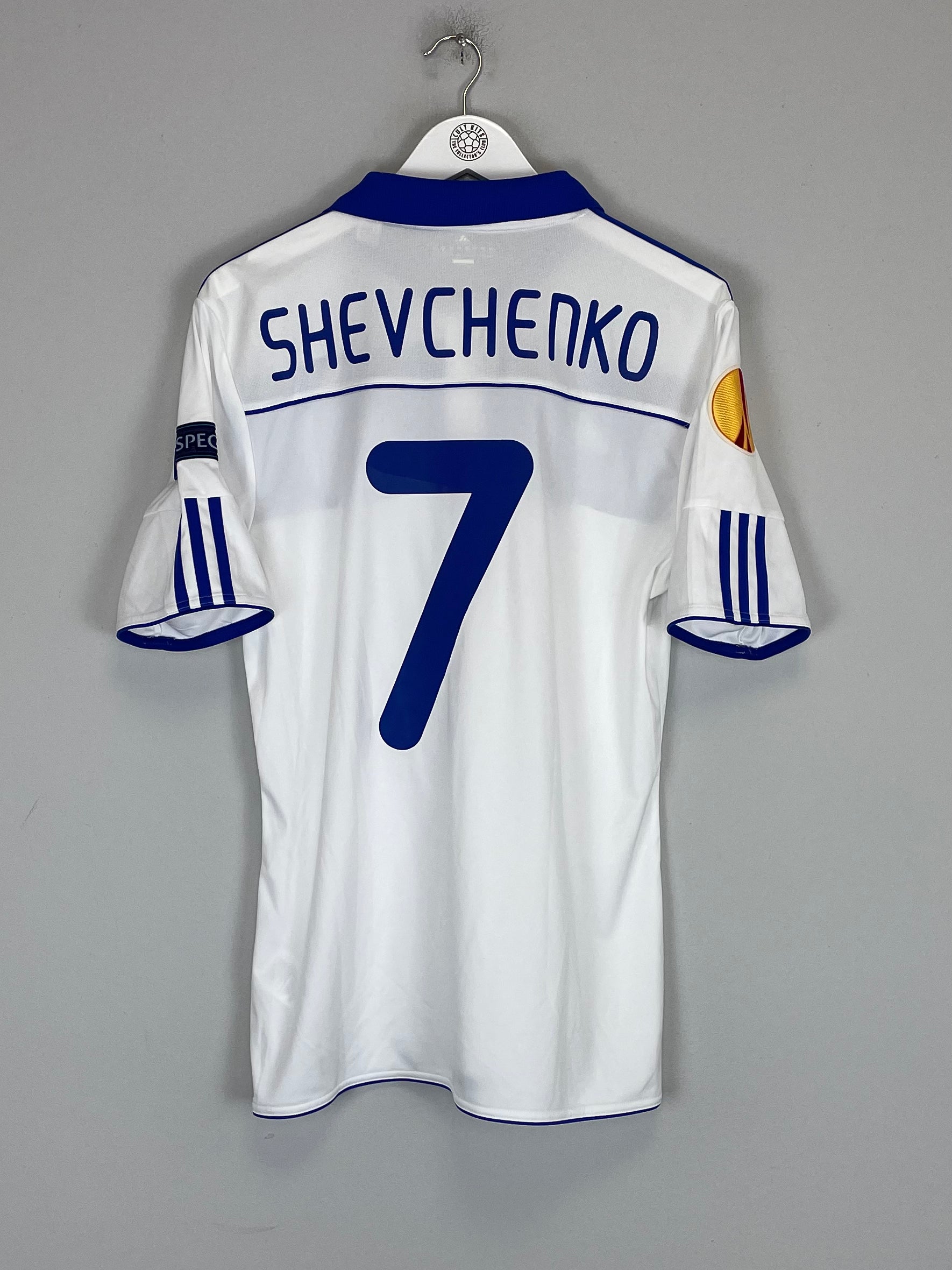 Shop 2010/12 DYNAMO KYIV SHEVCHENKO #7 E/L HOME SHIRT (M) ADIDAS, classic football shirts, vintage football shirts & retro soccer jerseys at Cult Kits