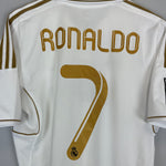 Shop 2011/12 REAL MADRID RONALDO #7 HOME SHIRT (M) ADIDAS, classic football shirts, vintage football shirts & retro soccer jerseys at Cult Kits
