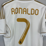 Shop 2011/12 REAL MADRID RONALDO #7 HOME SHIRT (M) ADIDAS, classic football shirts, vintage football shirts & retro soccer jerseys at Cult Kits