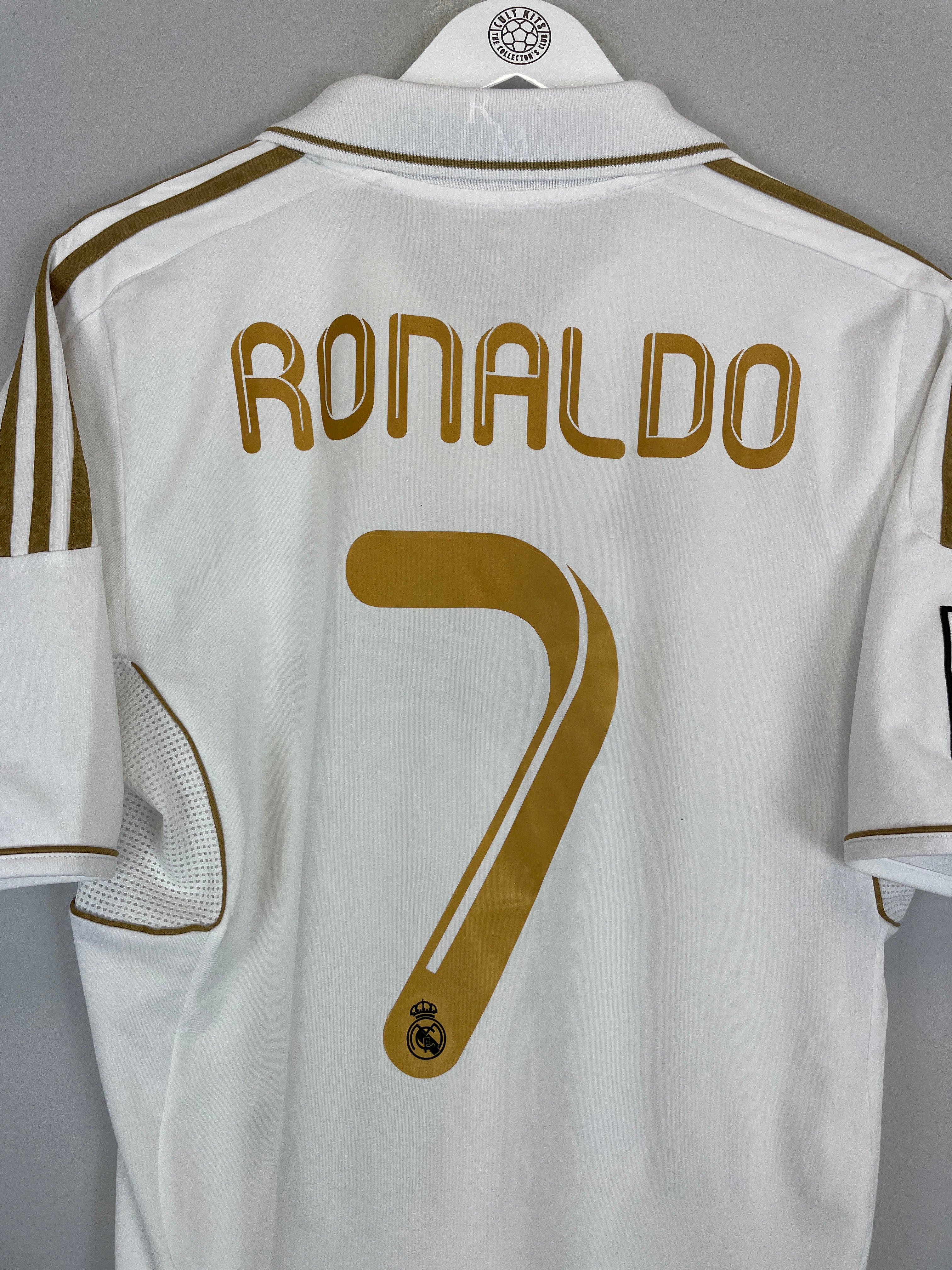 Shop 2011/12 REAL MADRID RONALDO #7 HOME SHIRT (M) ADIDAS, classic football shirts, vintage football shirts & retro soccer jerseys at Cult Kits