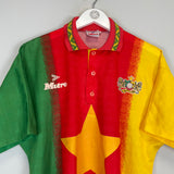 Shop 1994/95 CAMEROON HOME SHIRT (L) MITRE, classic football shirts, vintage football shirts & retro soccer jerseys at Cult Kits
