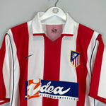 Shop 2001/02 ATLETICO MADRID F.TORRES #9 *MINT* HOME SHIRT (L) NIKE, classic football shirts, vintage football shirts & retro soccer jerseys at Cult Kits