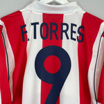 Shop 2001/02 ATLETICO MADRID F.TORRES #9 *MINT* HOME SHIRT (L) NIKE, classic football shirts, vintage football shirts & retro soccer jerseys at Cult Kits