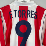 Shop 2001/02 ATLETICO MADRID F.TORRES #9 *MINT* HOME SHIRT (L) NIKE, classic football shirts, vintage football shirts & retro soccer jerseys at Cult Kits