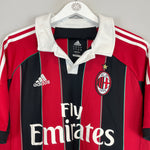 Shop 2012/13 AC MILAN PRINCE #10 HOME SHIRT (L) ADIDAS, classic football shirts, vintage football shirts & retro soccer jerseys at Cult Kits