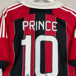 Shop 2012/13 AC MILAN PRINCE #10 HOME SHIRT (L) ADIDAS, classic football shirts, vintage football shirts & retro soccer jerseys at Cult Kits
