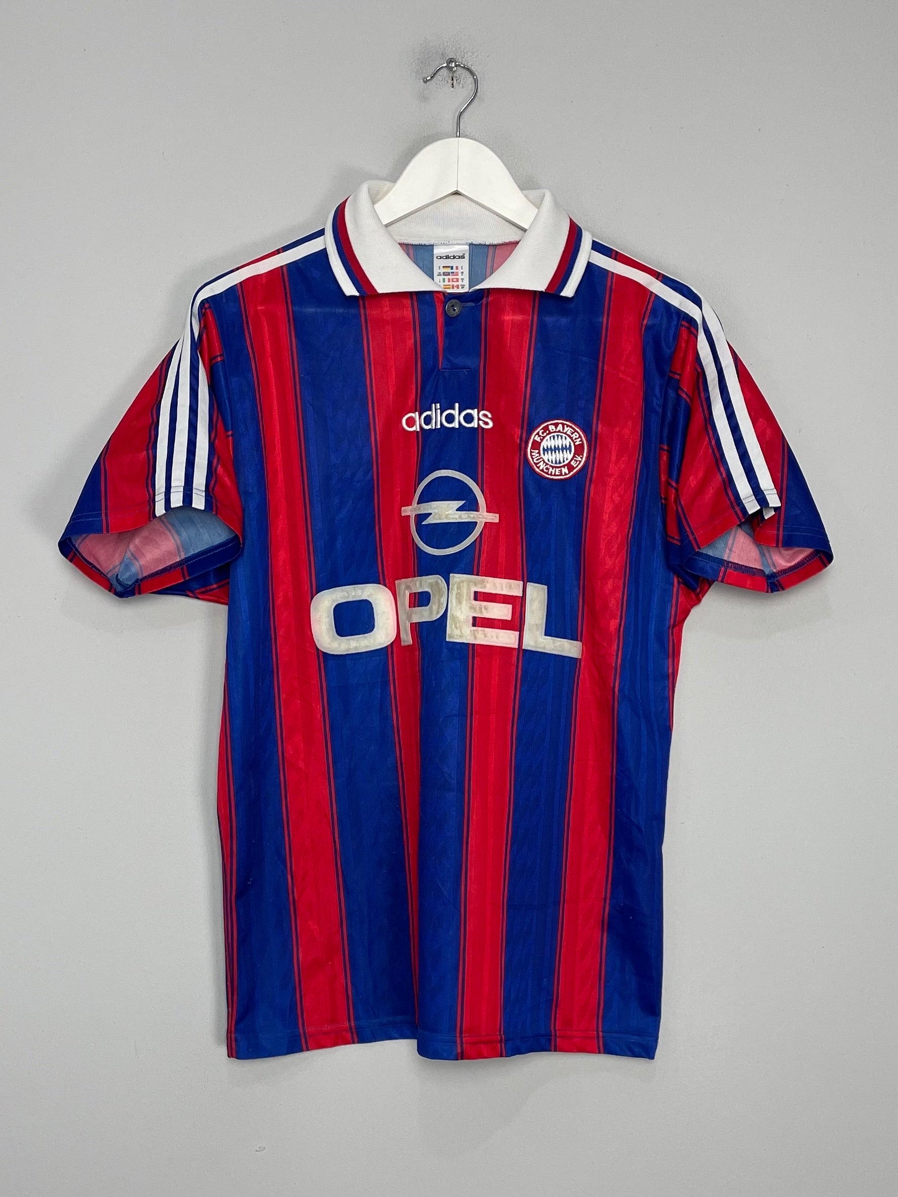 Shop 1995/97 BAYERN MUNICH KLINSMANN #18 HOME SHIRT (S) ADIDAS, classic football shirts, vintage football shirts & retro soccer jerseys at Cult Kits