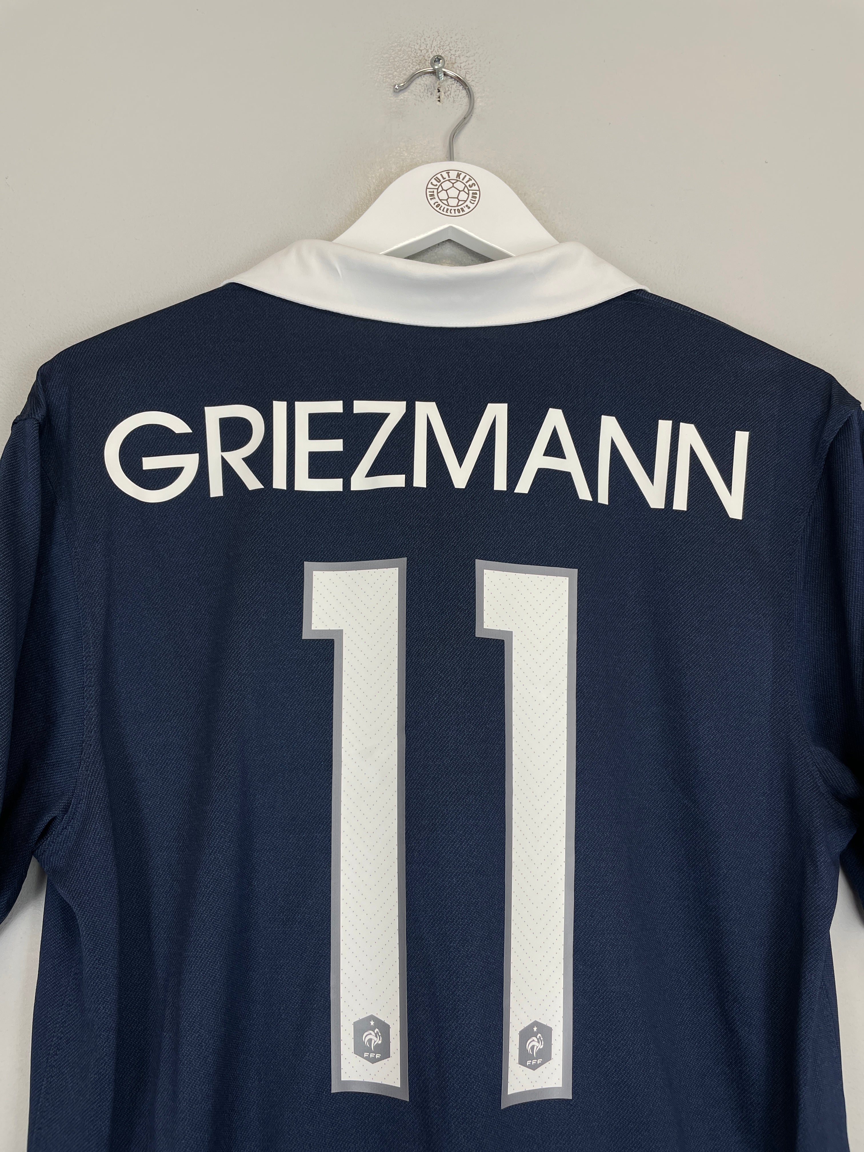 Shop 2014/15 FRANCE GRIEZMANN #11 HOME SHIRT (M) NIKE, classic football shirts, vintage football shirts & retro soccer jerseys at Cult Kits