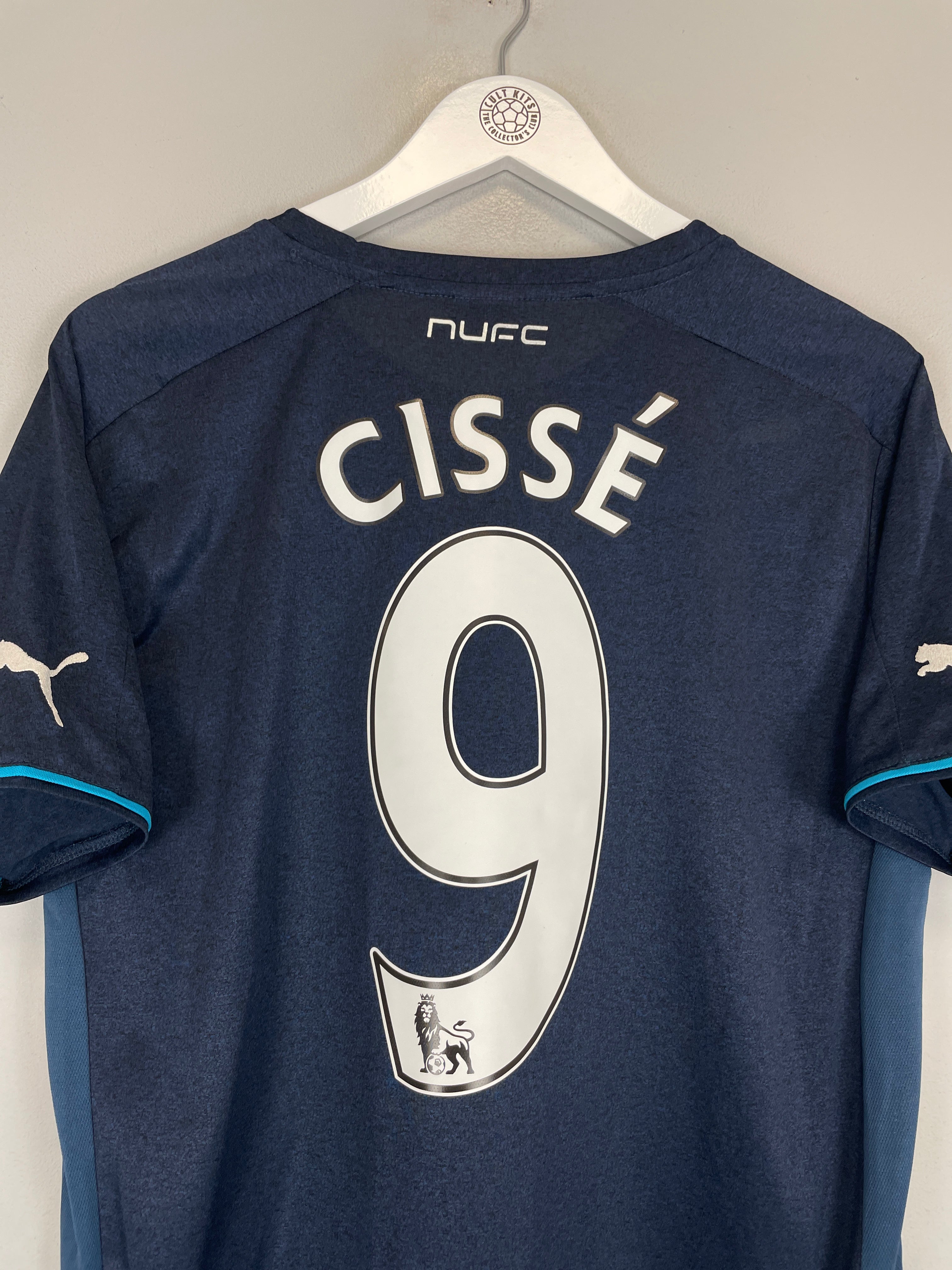 Shop 2013/14 NEWCASTLE CISSE #9 AWAY SHIRT (M) PUMA, classic football shirts, vintage football shirts & retro soccer jerseys at Cult Kits
