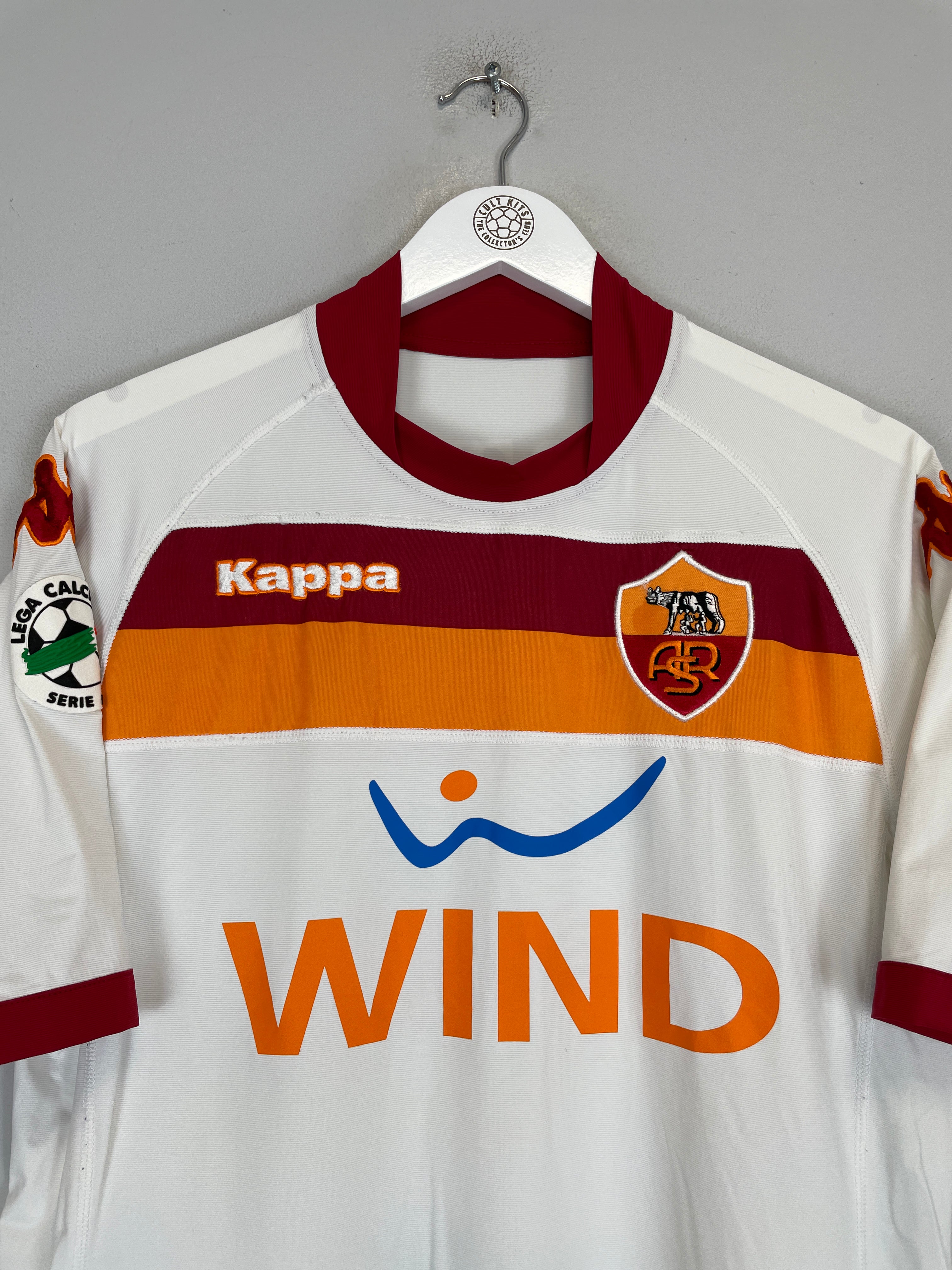 Shop 2009/10 ROMA TOTTI #10 AWAY SHIRT (M) KAPPA, classic football shirts, vintage football shirts & retro soccer jerseys at Cult Kits