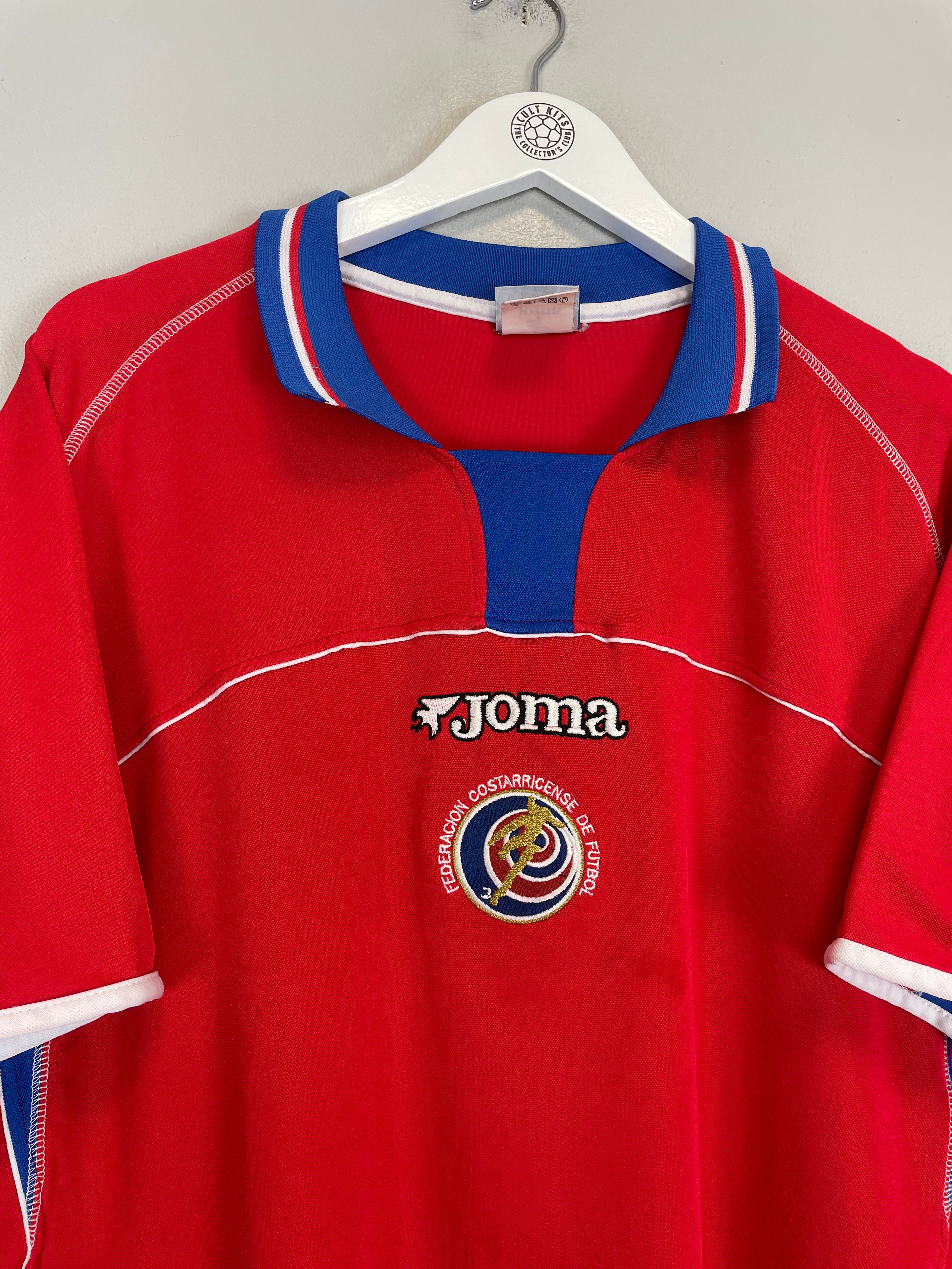 Shop 2002 COSTA RICA HOME SHIRT (S) JOMA, classic football shirts, vintage football shirts & retro soccer jerseys at Cult Kits
