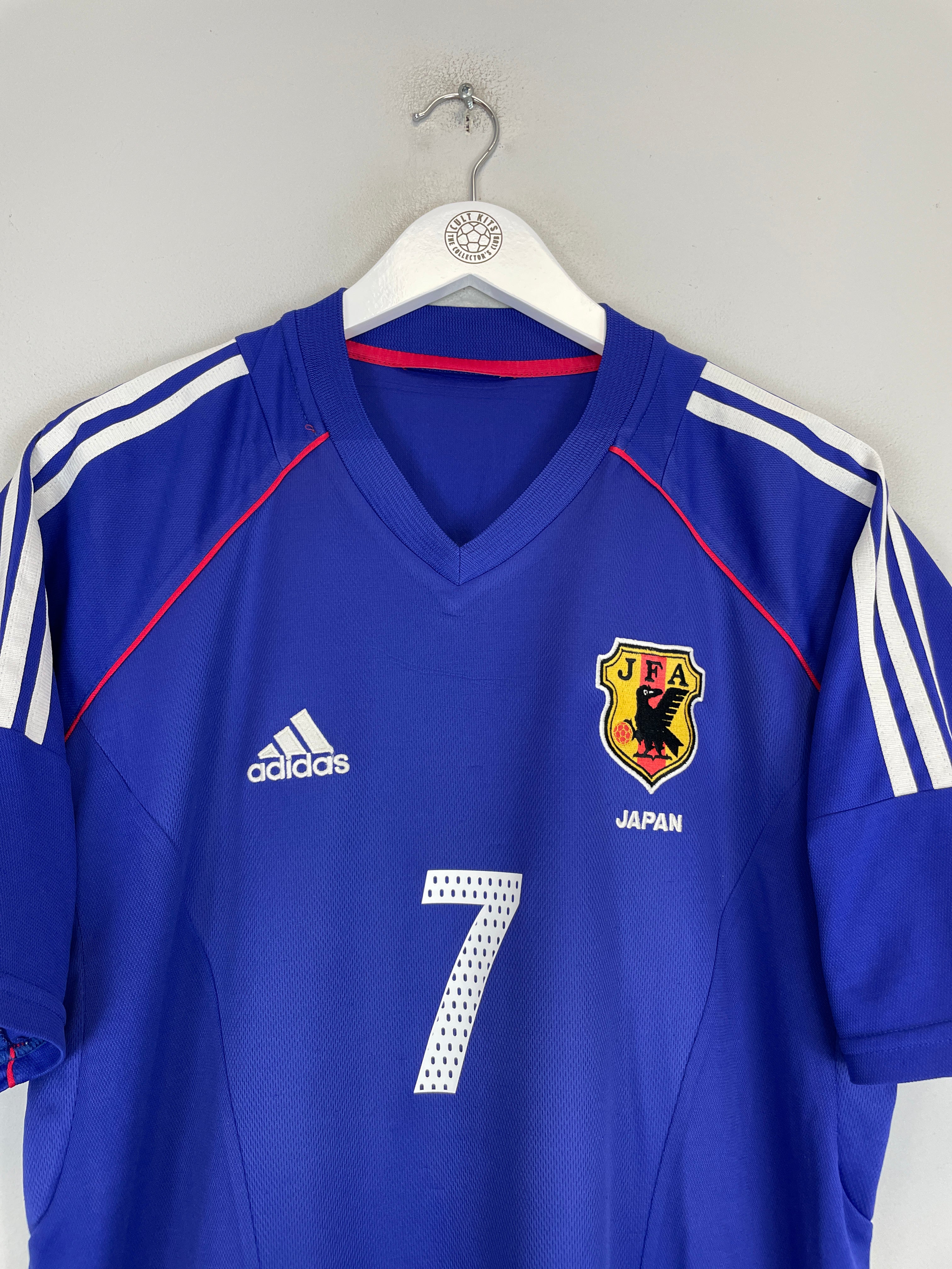Shop 2002 JAPAN NAKATA #7 HOME SHIRT (L) ADIDAS, classic football shirts, vintage football shirts & retro soccer jerseys at Cult Kits