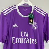 Shop 2017/18 REAL MADRID RONALDO #7 *BNWT* AWAY SHIRT (L) ADIDAS, classic football shirts, vintage football shirts & retro soccer jerseys at Cult Kits