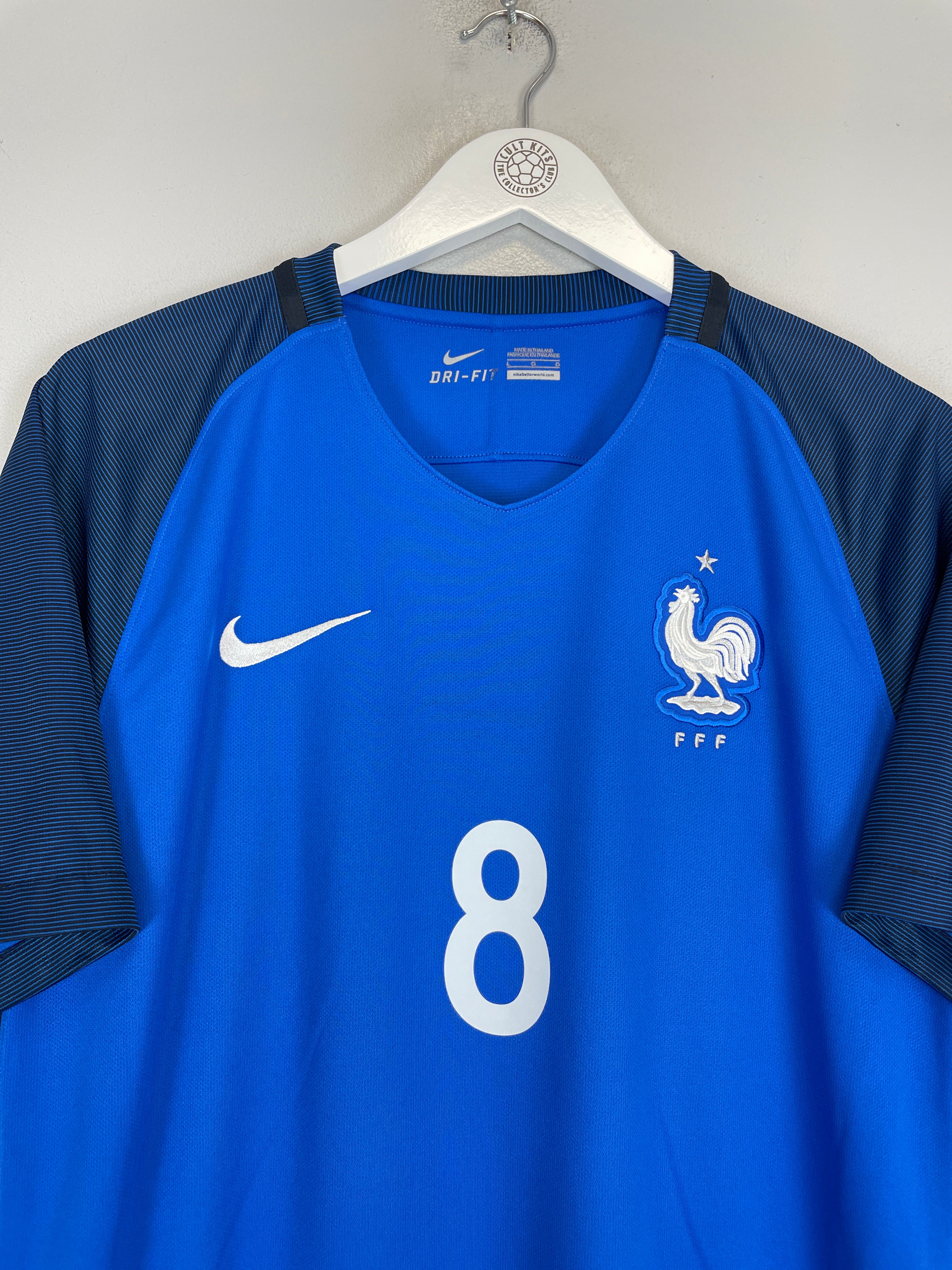 Shop 2016/17 FRANCE PAYET #8 HOME SHIRT (L) NIKE, classic football shirts, vintage football shirts & retro soccer jerseys at Cult Kits