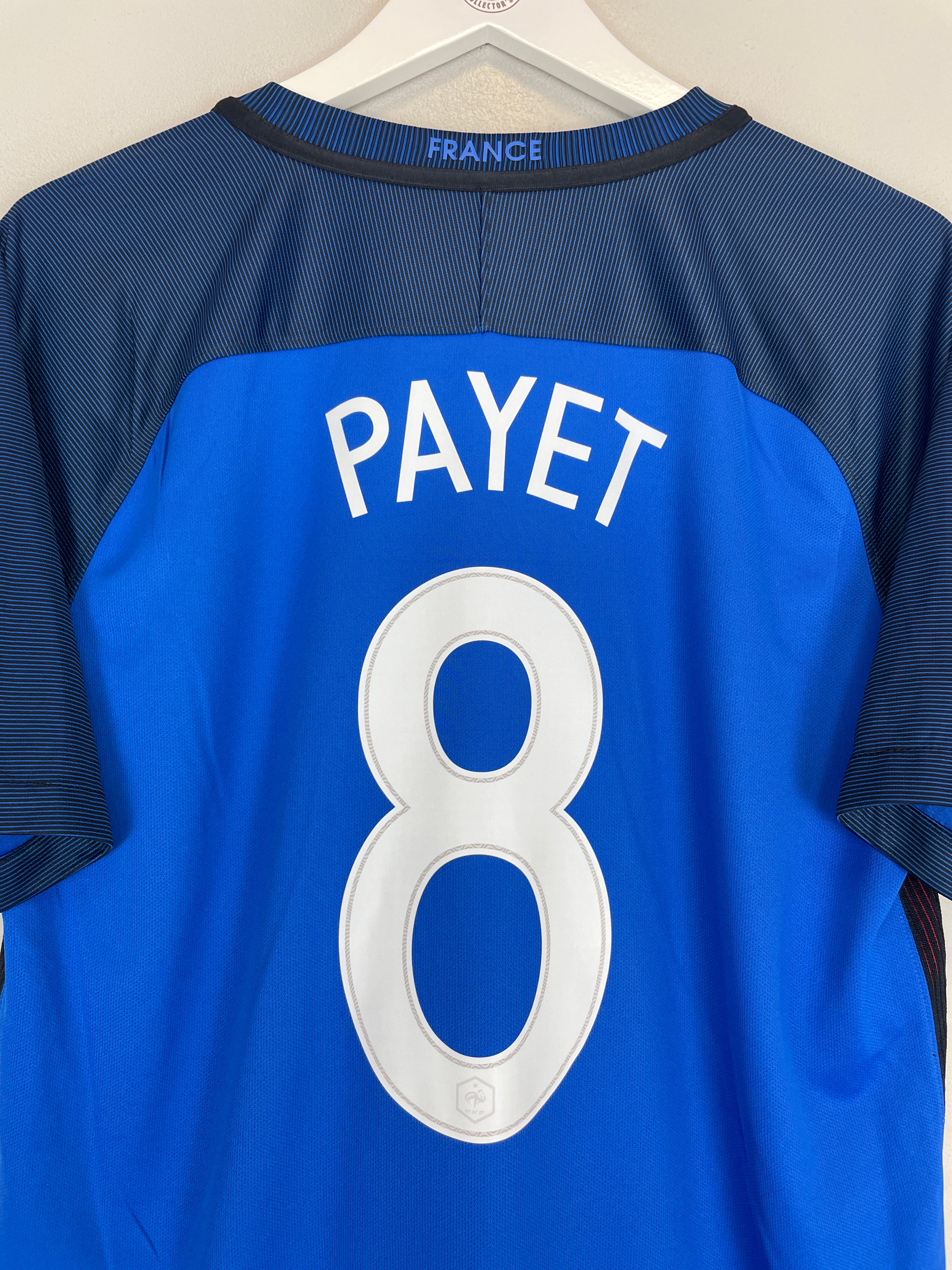 Shop 2016/17 FRANCE PAYET #8 HOME SHIRT (L) NIKE, classic football shirts, vintage football shirts & retro soccer jerseys at Cult Kits