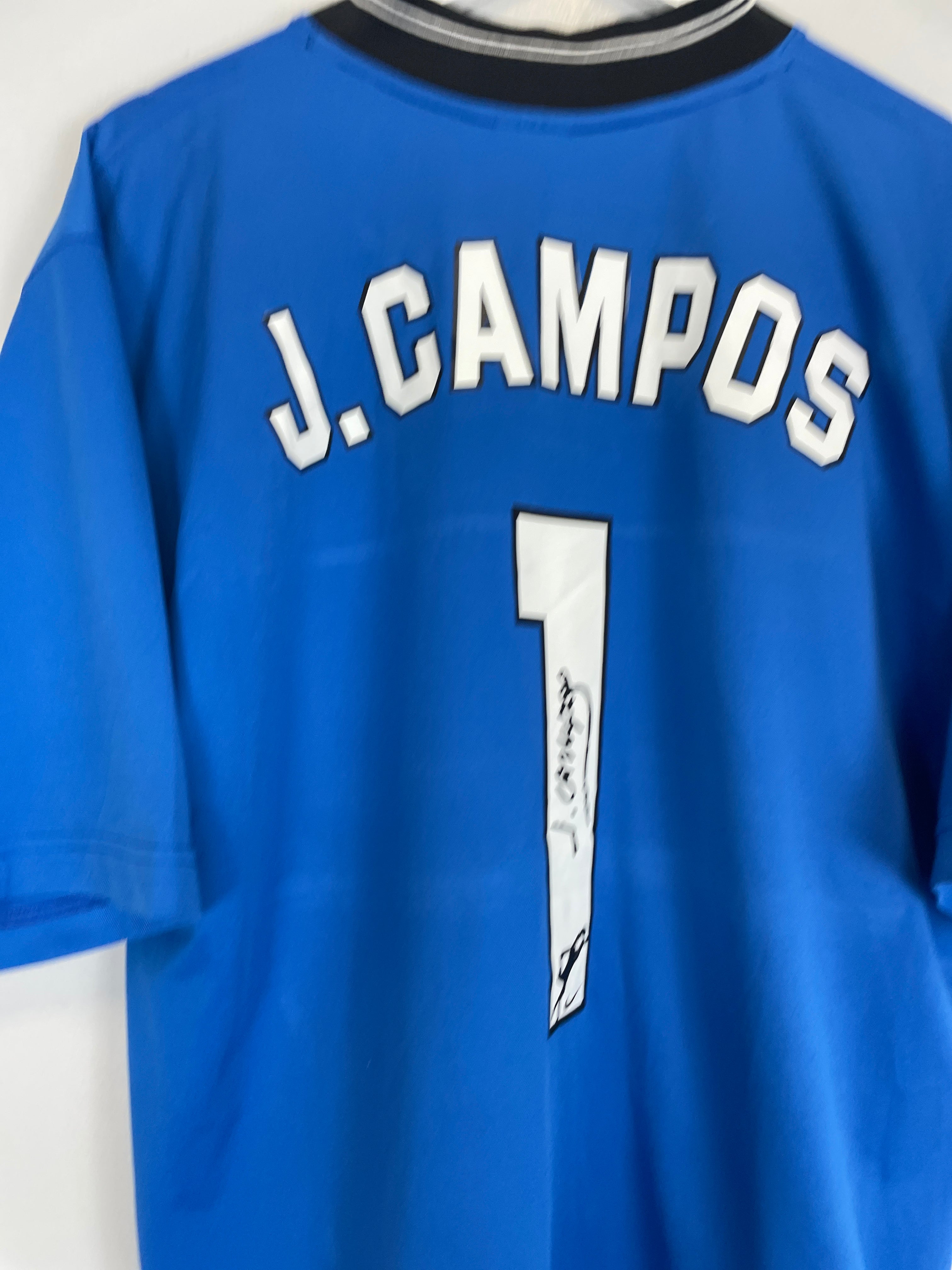 Shop 1997/98 UNAM PUMAS J.CAMPOS #1 GK SHIRT (L) NIKE, classic football shirts, vintage football shirts & retro soccer jerseys at Cult Kits