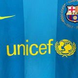 Shop 2007/08 BARCELONA RONALDINHO #10 AWAY SHIRT (XL) NIKE, classic football shirts, vintage football shirts & retro soccer jerseys at Cult Kits