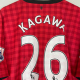Shop 2012/13 MANCHESTER UNITED KAGAWA #26 HOME SHIRT (XXL) NIKE, classic football shirts, vintage football shirts & retro soccer jerseys at Cult Kits