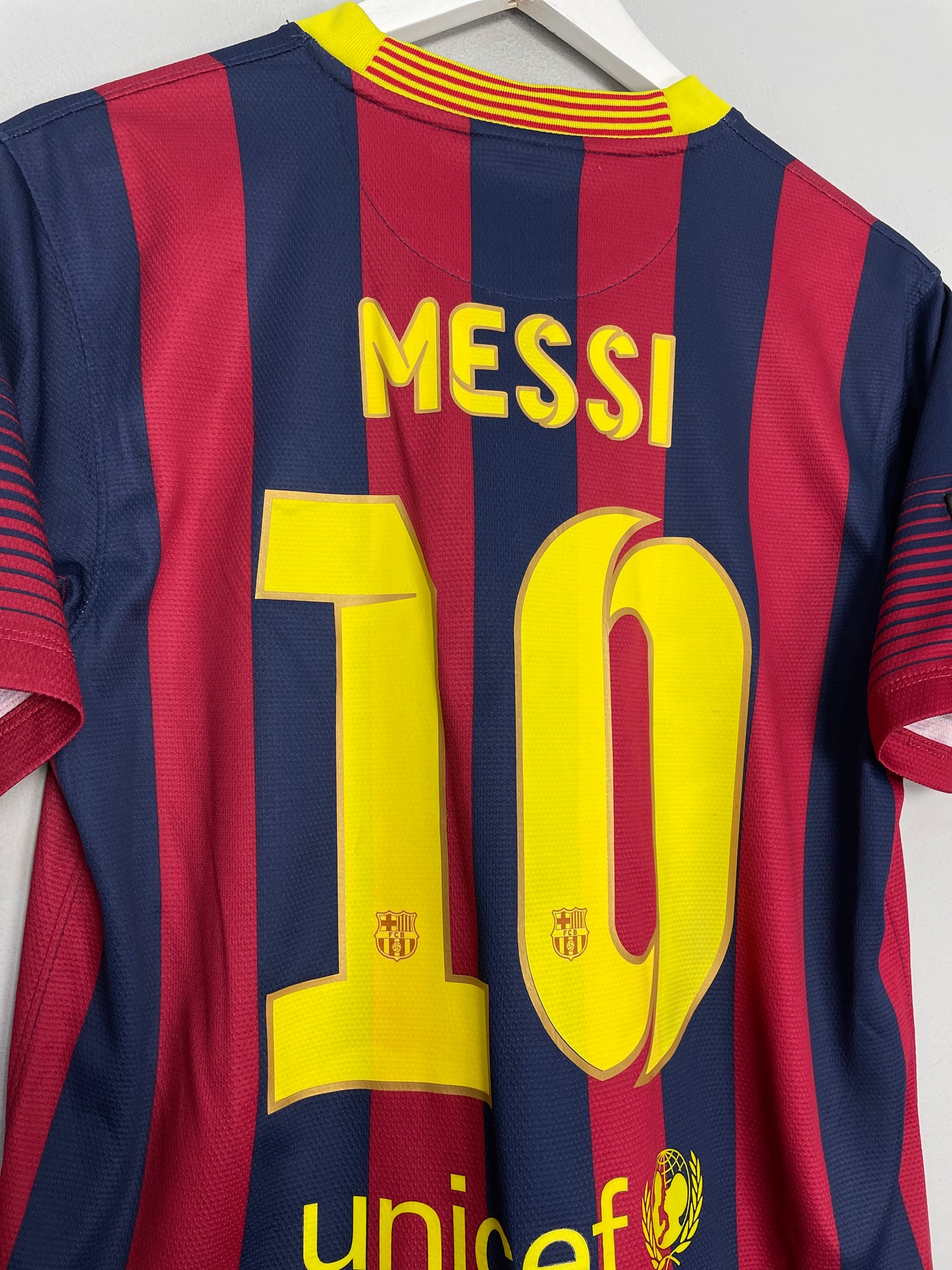 2013/14 BARCELONA MESSI #10 HOME SHIRT (S) NIKE