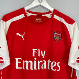Shop 2014/15 ARSENAL S.CAZORLA #19 HOME SHIRT (XL) PUMA, classic football shirts, vintage football shirts & retro soccer jerseys at Cult Kits