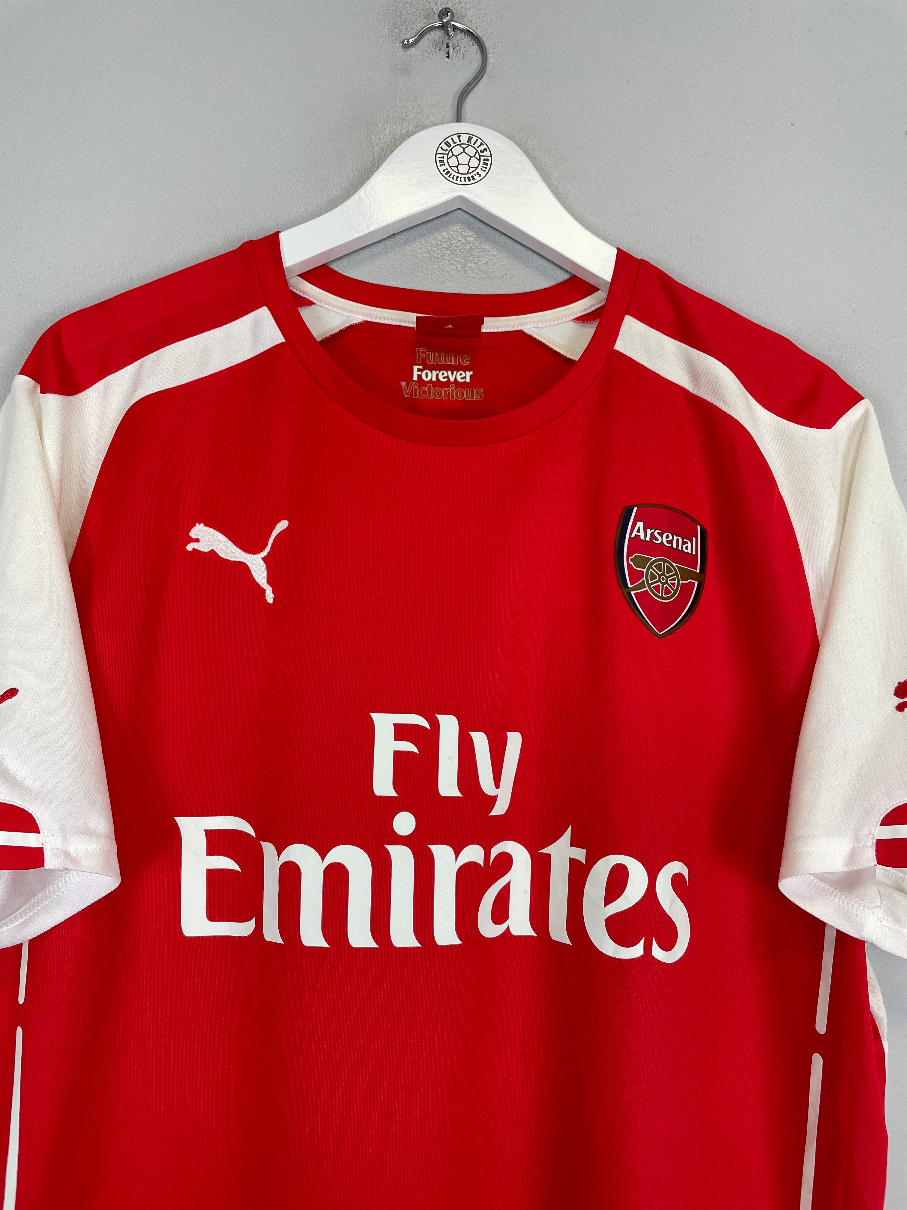 Shop 2014/15 ARSENAL S.CAZORLA #19 HOME SHIRT (XL) PUMA, classic football shirts, vintage football shirts & retro soccer jerseys at Cult Kits