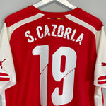 Shop 2014/15 ARSENAL S.CAZORLA #19 HOME SHIRT (XL) PUMA, classic football shirts, vintage football shirts & retro soccer jerseys at Cult Kits
