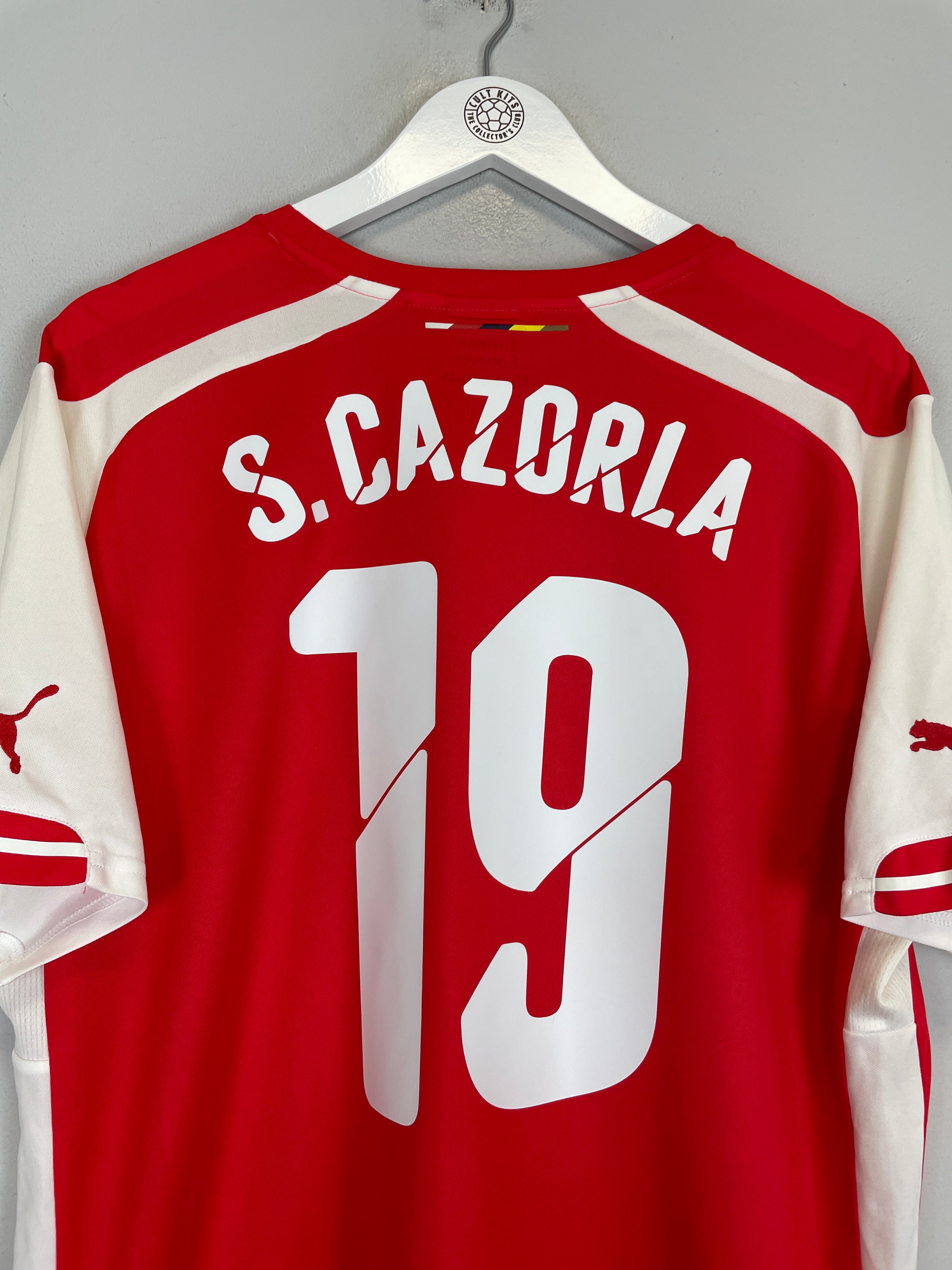 Shop 2014/15 ARSENAL S.CAZORLA #19 HOME SHIRT (XL) PUMA, classic football shirts, vintage football shirts & retro soccer jerseys at Cult Kits