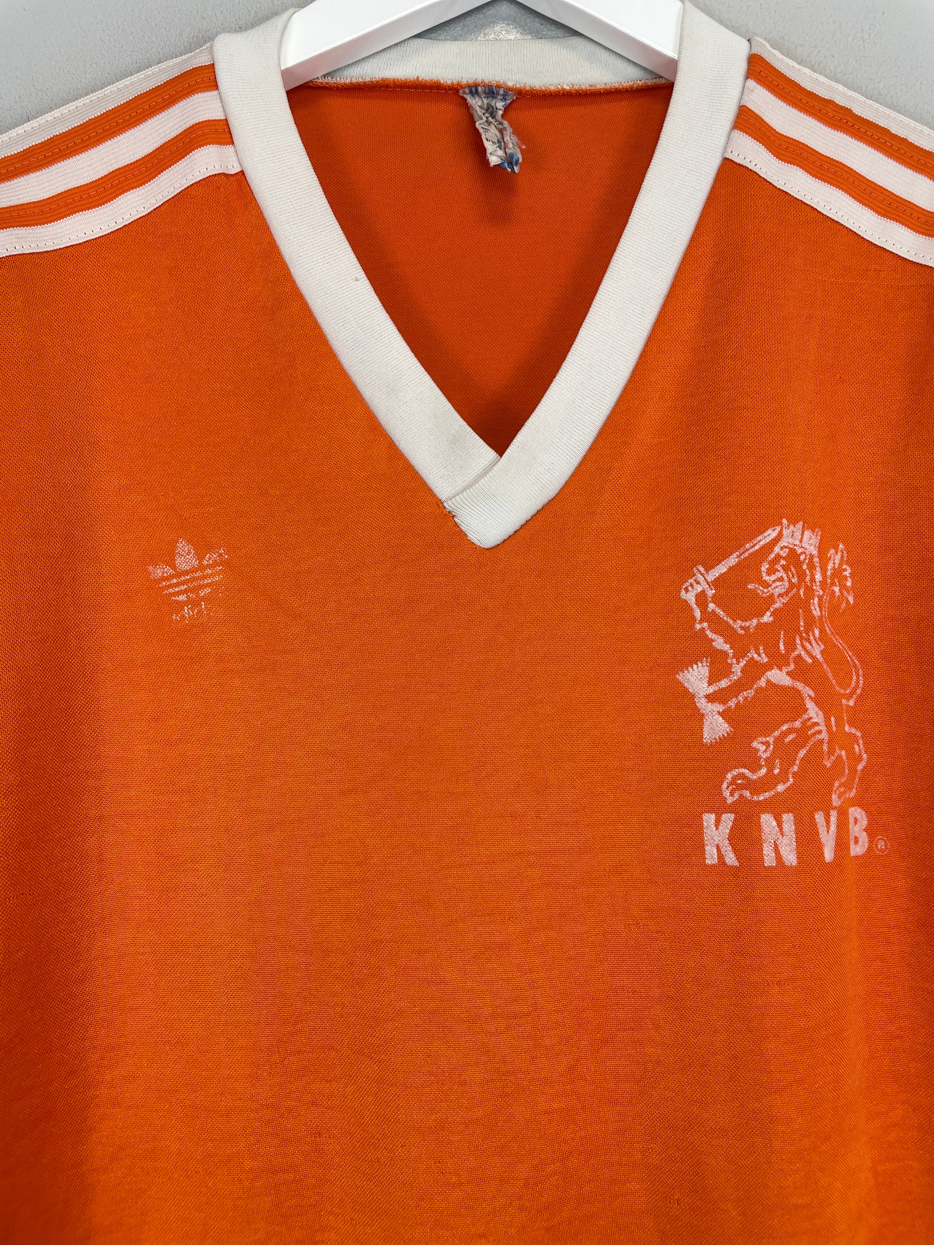 Shop 1985/87 NETHERLANDS HOME SHIRT (XL) ADIDAS, classic football shirts, vintage football shirts & retro soccer jerseys at Cult Kits