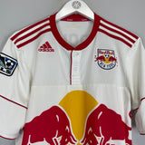 Shop 2010/11 NEW YORK RED BULLS R.MARQUEZ #4 HOME SHIRT (M) ADIDAS, classic football shirts, vintage football shirts & retro soccer jerseys at Cult Kits