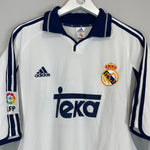 Shop 2000/01 REAL MADRID FIGO #10 HOME SHIRT (XL) ADIDAS, classic football shirts, vintage football shirts & retro soccer jerseys at Cult Kits