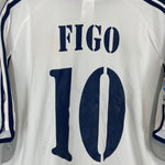 Shop 2000/01 REAL MADRID FIGO #10 HOME SHIRT (XL) ADIDAS, classic football shirts, vintage football shirts & retro soccer jerseys at Cult Kits
