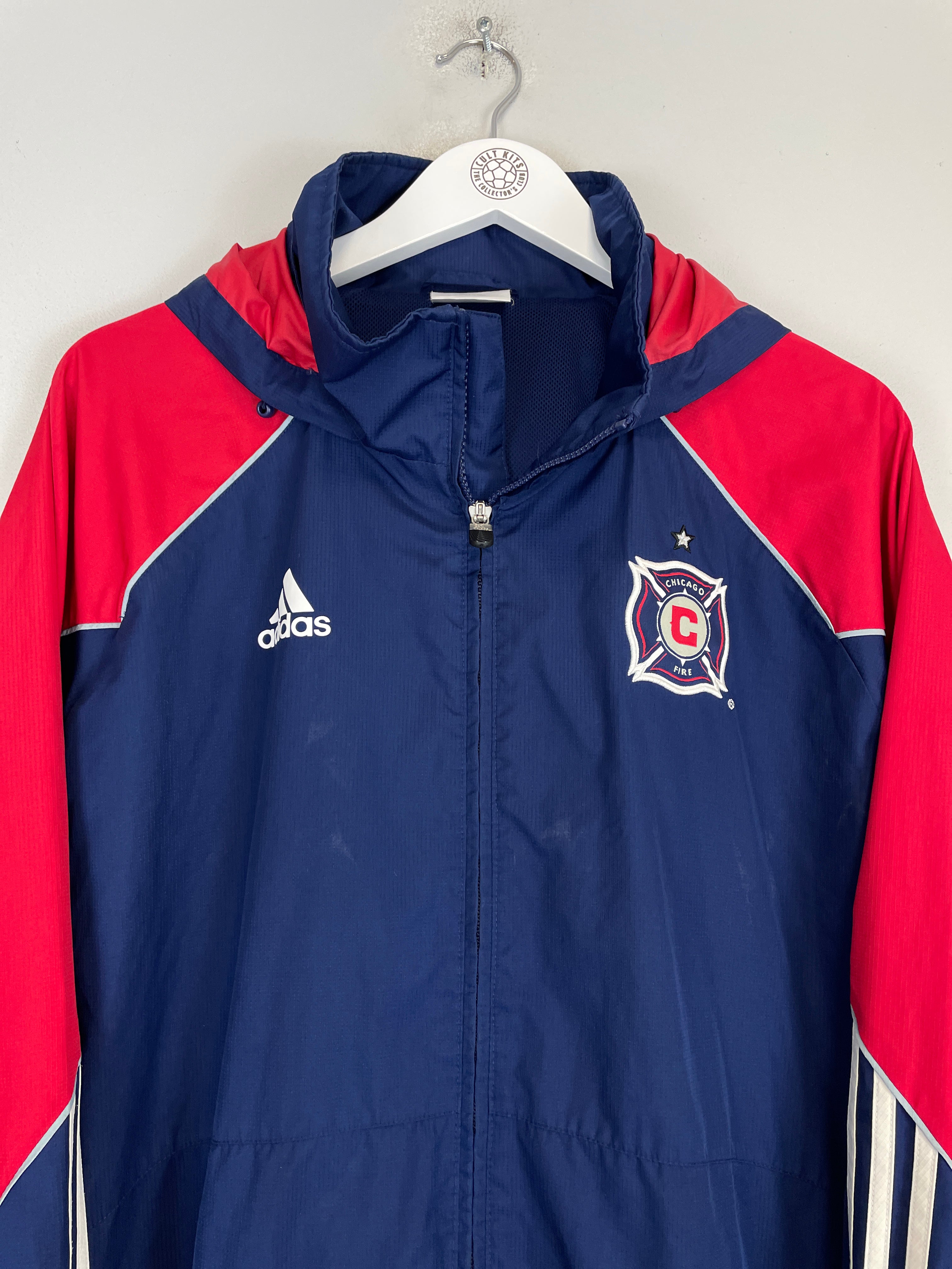 Shop 2010 CHICAGO FIRE TRACK JACKET (XL) ADIDAS, classic football shirts, vintage football shirts & retro soccer jerseys at Cult Kits