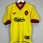 Shop 1997/99 LIVERPOOL AWAY SHIRT (S) REEBOK, classic football shirts, vintage football shirts & retro soccer jerseys at Cult Kits