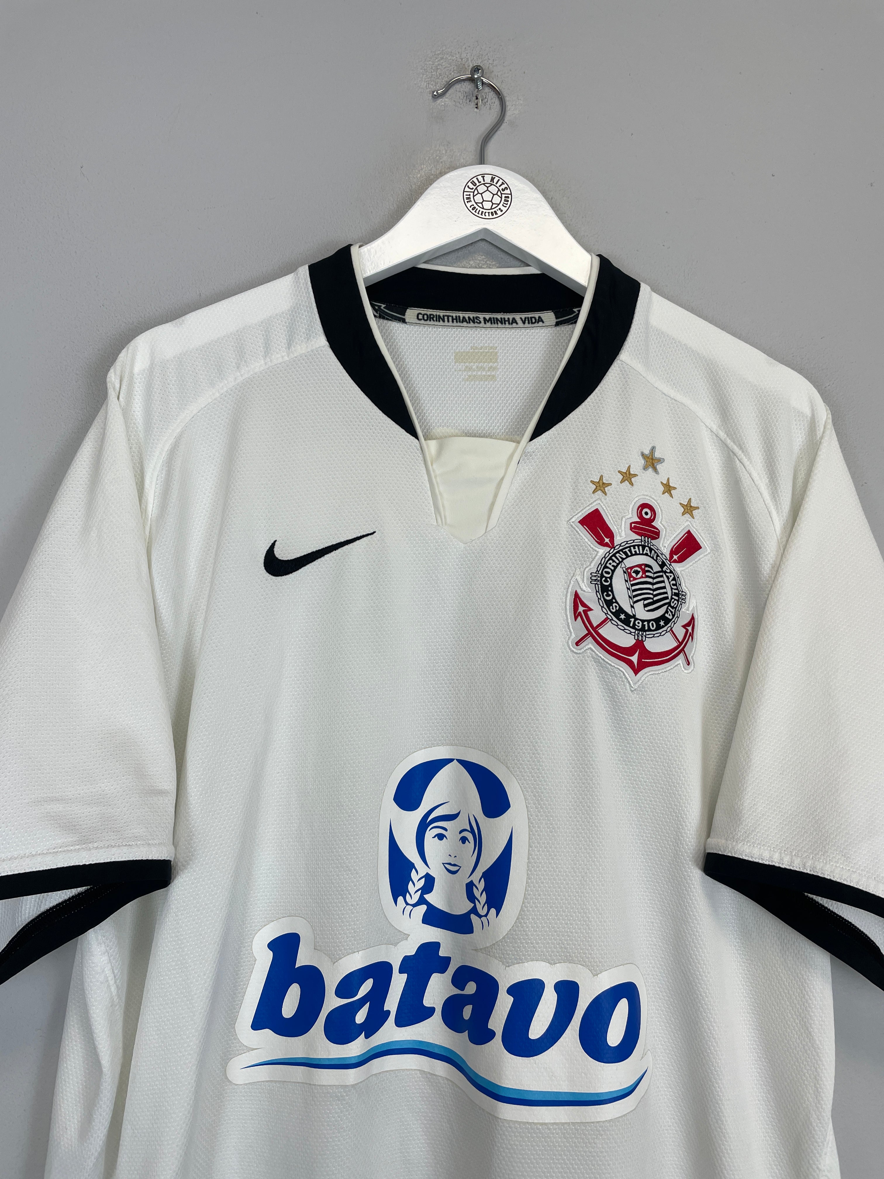 Shop 2009/10 CORINTHIANS RONALDO #9 HOME SHIRT (XXL) NIKE, classic football shirts, vintage football shirts & retro soccer jerseys at Cult Kits