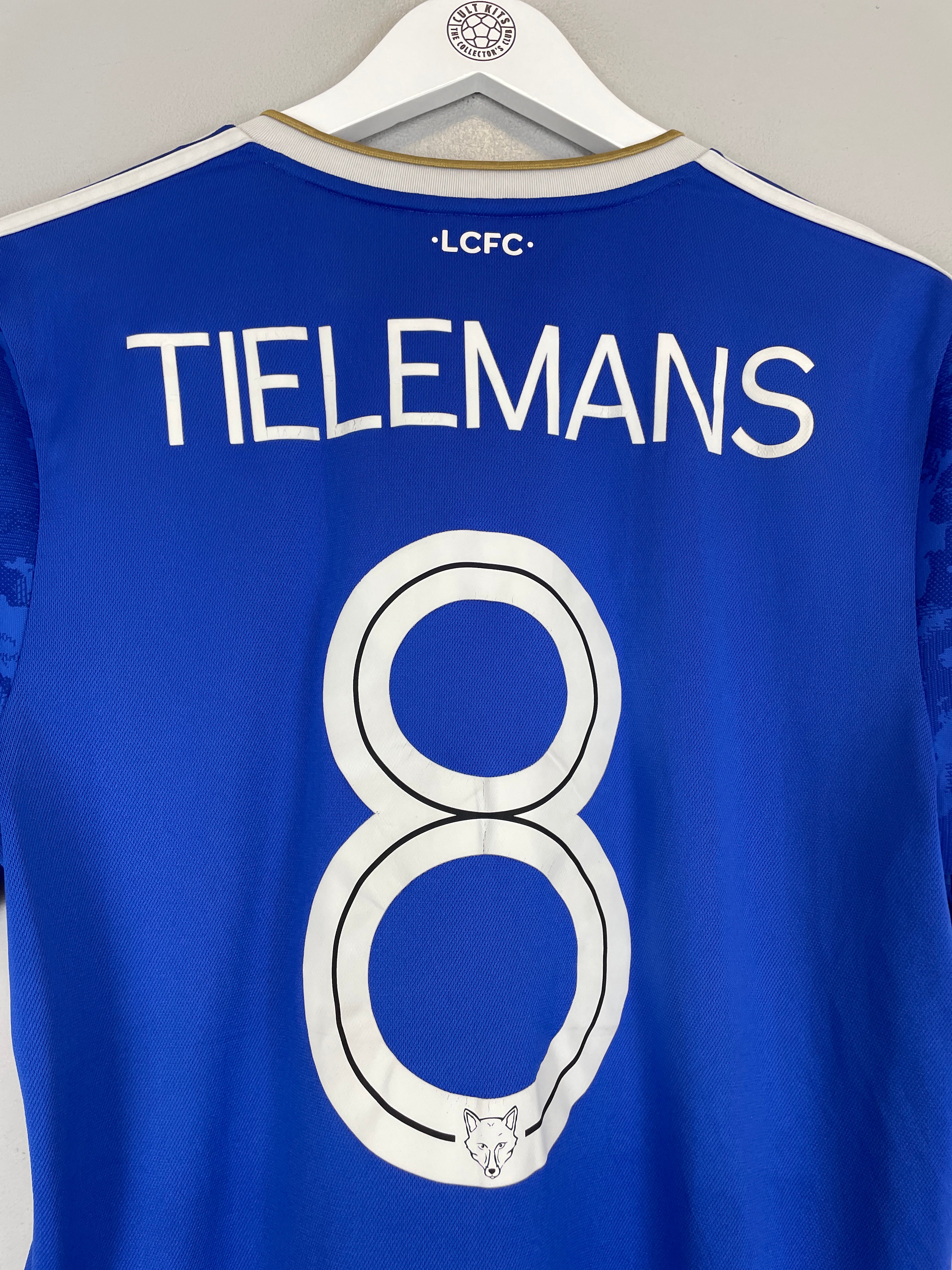 Shop 2021/22 LEICESTER CITY TIELEMANS #8 HOME SHIRT (L) ADIDAS, classic football shirts, vintage football shirts & retro soccer jerseys at Cult Kits