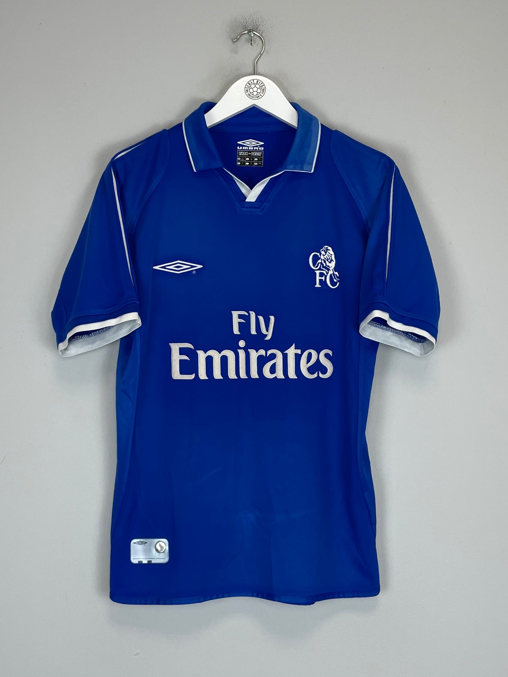 Shop 2001/03 CHELSEA HOME SHIRT (S) UMBRO, classic football shirts, vintage football shirts & retro soccer jerseys at Cult Kits