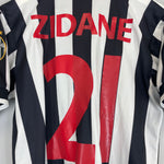 Shop 1998/99 JUVENTUS ZIDANE #21 HOME SHIRT (M) KAPPA, classic football shirts, vintage football shirts & retro soccer jerseys at Cult Kits