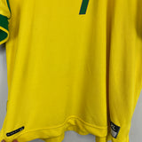 Shop 1998/00 BRAZIL RONALDO #9 HOME SHIRT (XL) NIKE, classic football shirts, vintage football shirts & retro soccer jerseys at Cult Kits