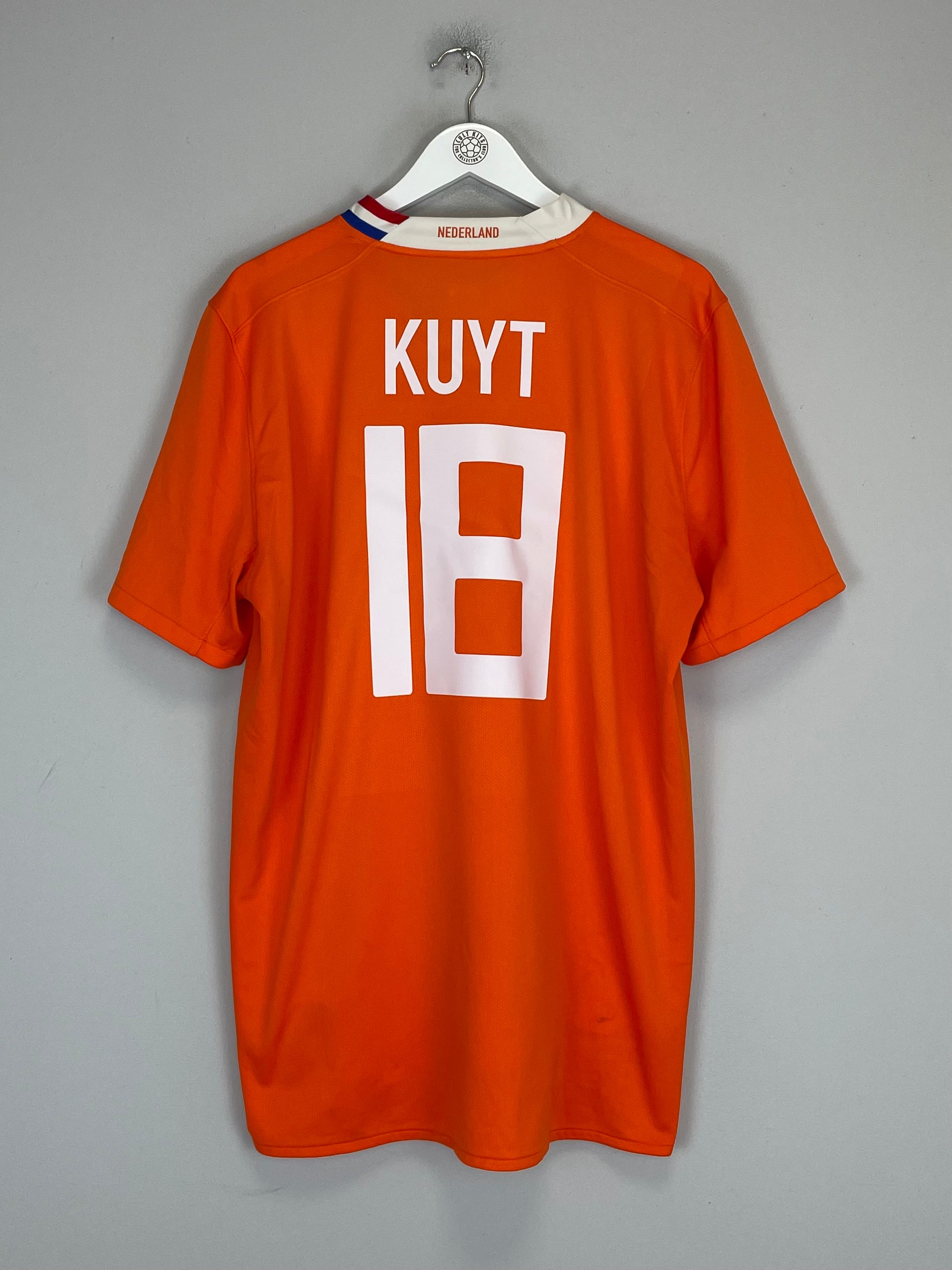 Shop 2008/10 NETHERLANDS KUYT #18 HOME SHIRT (XL) NIKE, classic football shirts, vintage football shirts & retro soccer jerseys at Cult Kits
