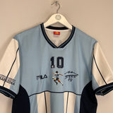 Shop 2001 ARGENTINA MARADONA TESTIMONIAL SHIRT (M) OPEN SPORTS, classic football shirts, vintage football shirts & retro soccer jerseys at Cult Kits