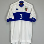Shop 1999 ITALY MALDINI #3 AWAY SHIRT (L) KAPPA, classic football shirts, vintage football shirts & retro soccer jerseys at Cult Kits