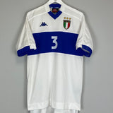Shop 1999 ITALY MALDINI #3 AWAY SHIRT (L) KAPPA, classic football shirts, vintage football shirts & retro soccer jerseys at Cult Kits