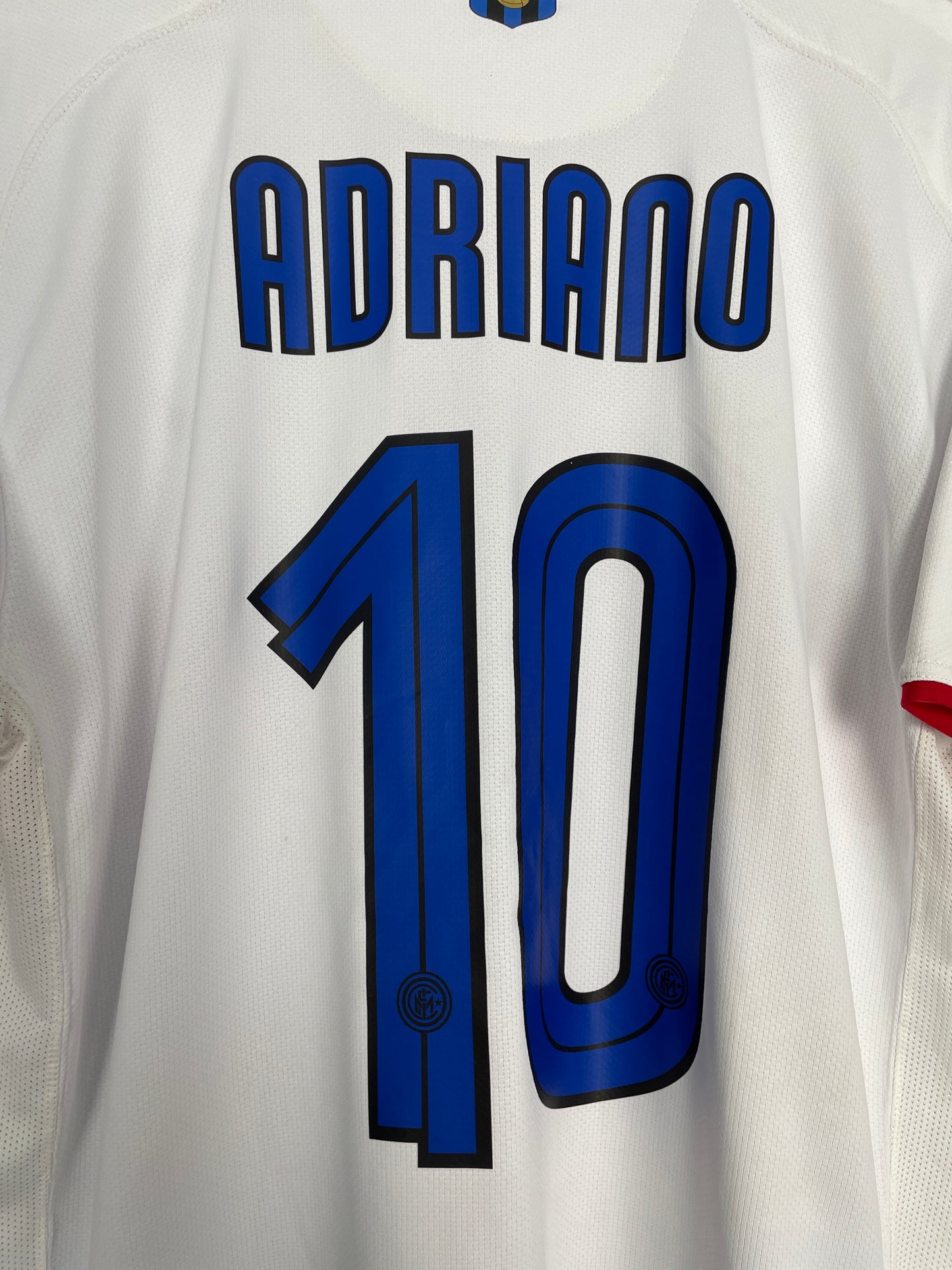 2007/08 INTER MILAN ADRIANO #10 *CENTENARY* AWAY SHIRT (XL) NIKE