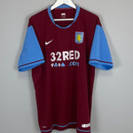Shop 2007/08 ASTON VILLA HAREWOOD #9 HOME SHIRT (XXL) NIKE, classic football shirts, vintage football shirts & retro soccer jerseys at Cult Kits